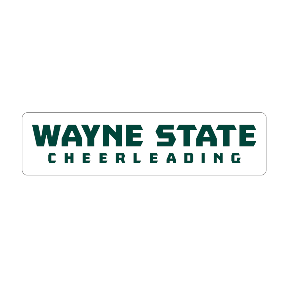 Cheerleading- Wayne State Medium Decal