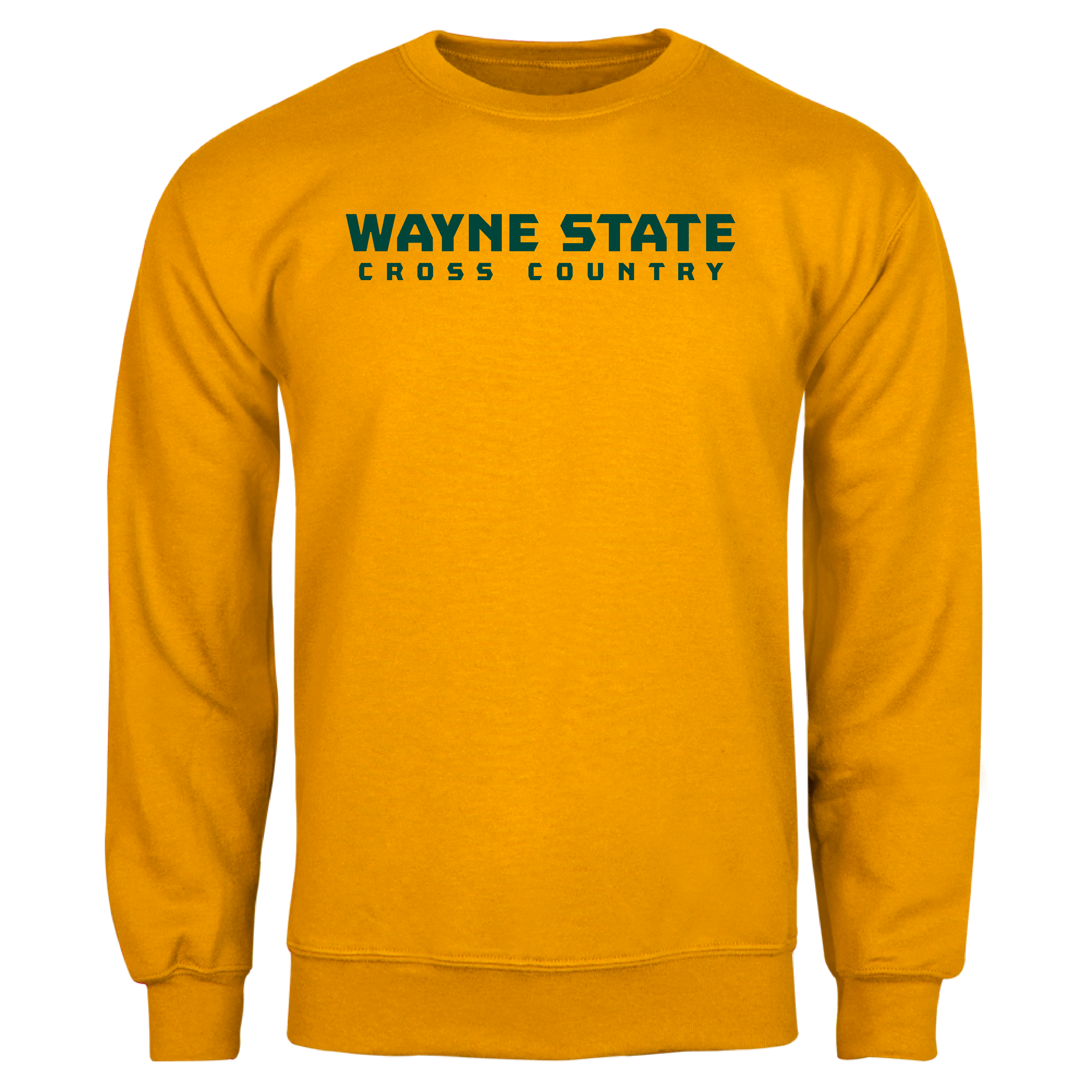 Cross Country- Wayne State Gold Fleece Crew Sweatshirt