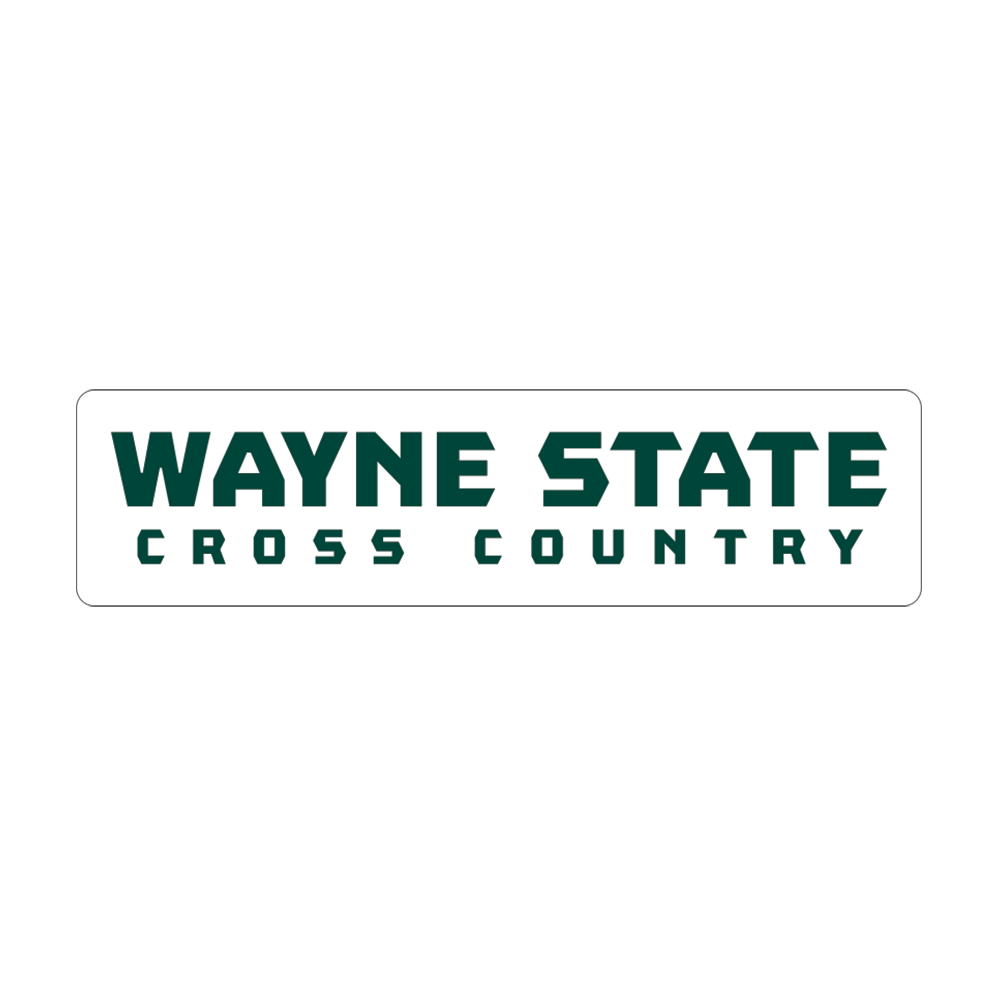 Cross Country- Wayne State Medium Decal