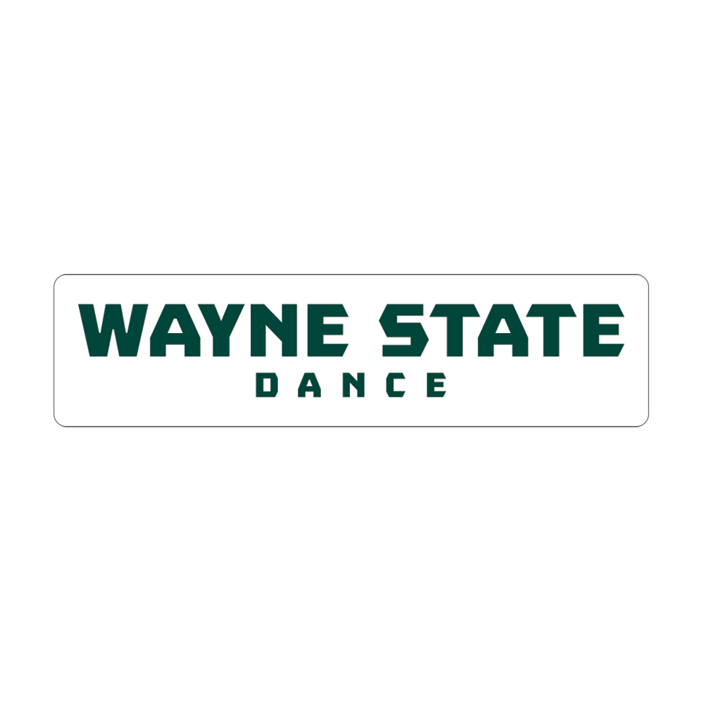 Dance- Wayne State Medium Decal