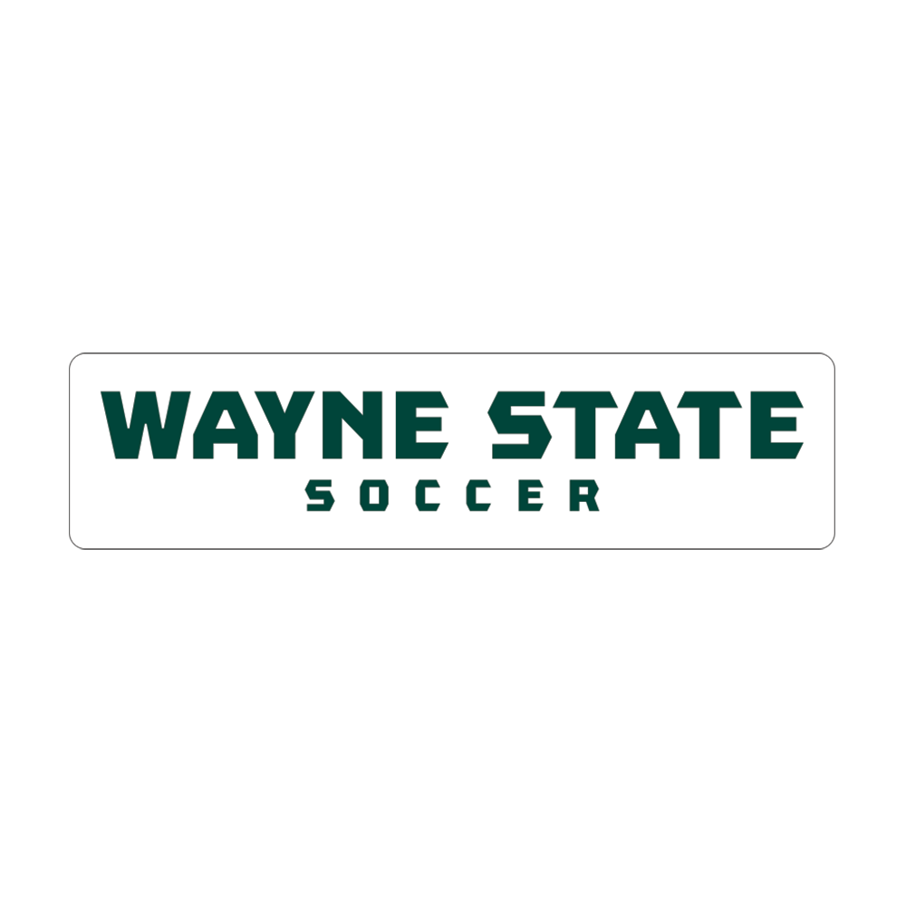 Soccer- Wayne State Medium Decal