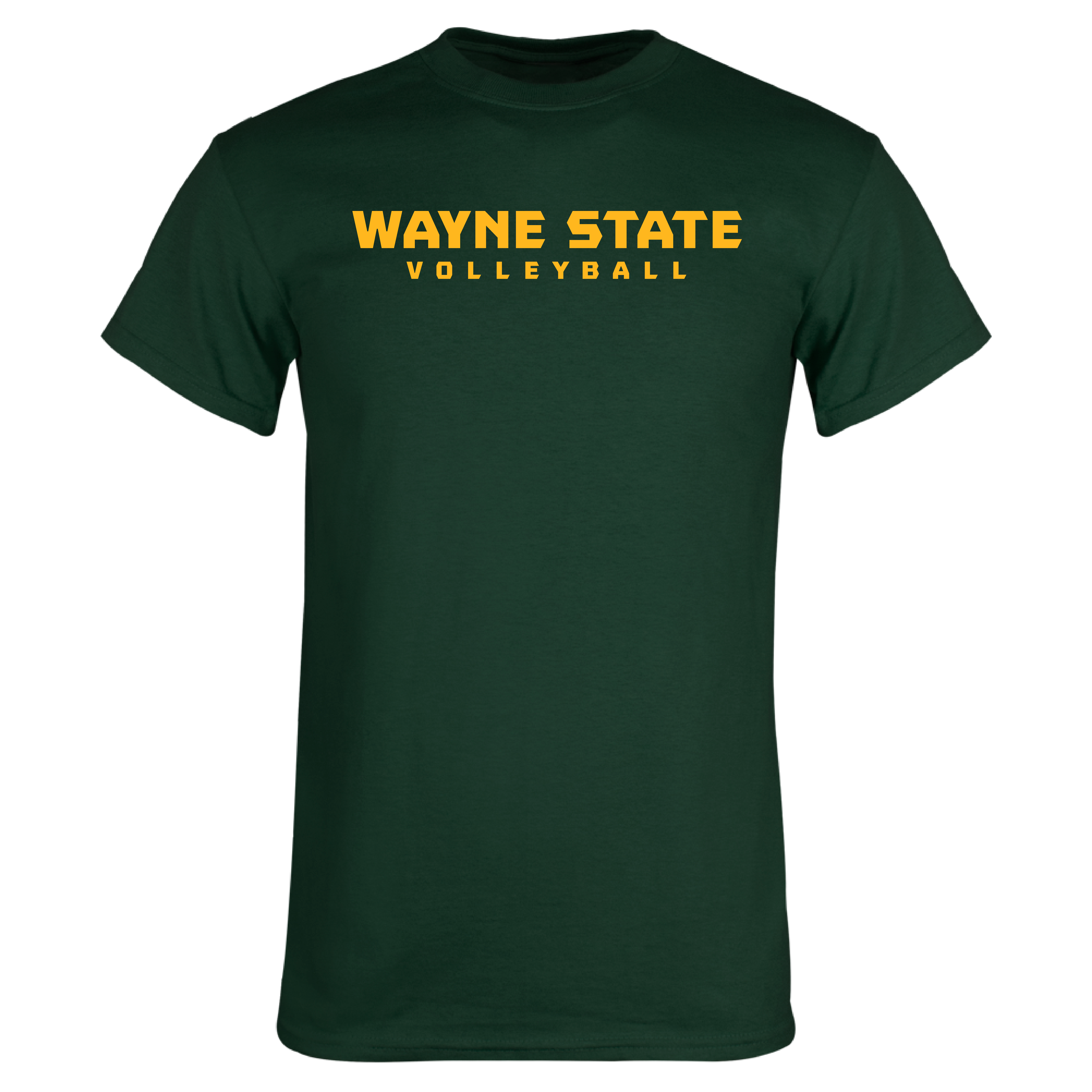 Volleyball- Wayne State Dark Green TShirt