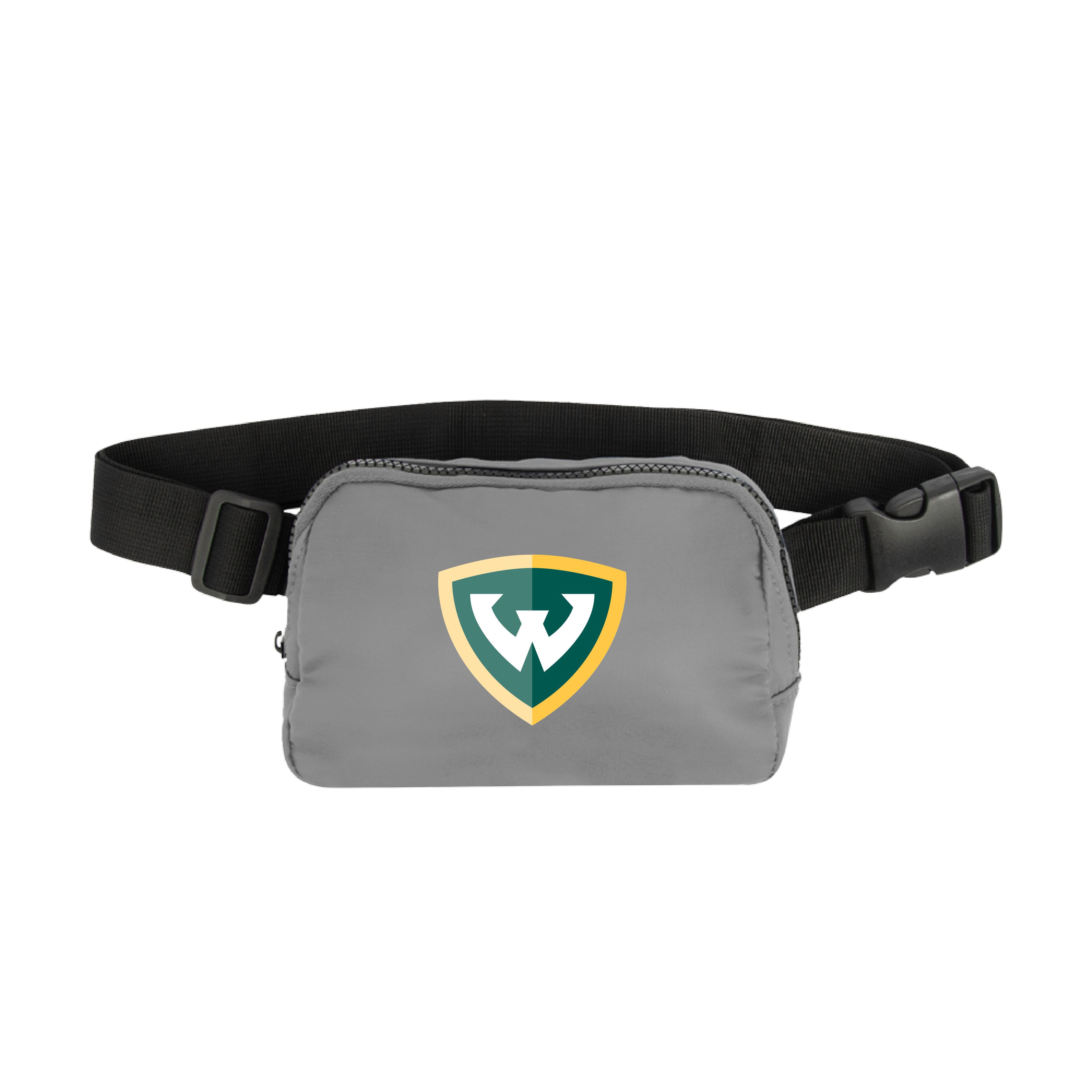 Wayne State Shield Anywhere Grey Belt Bag