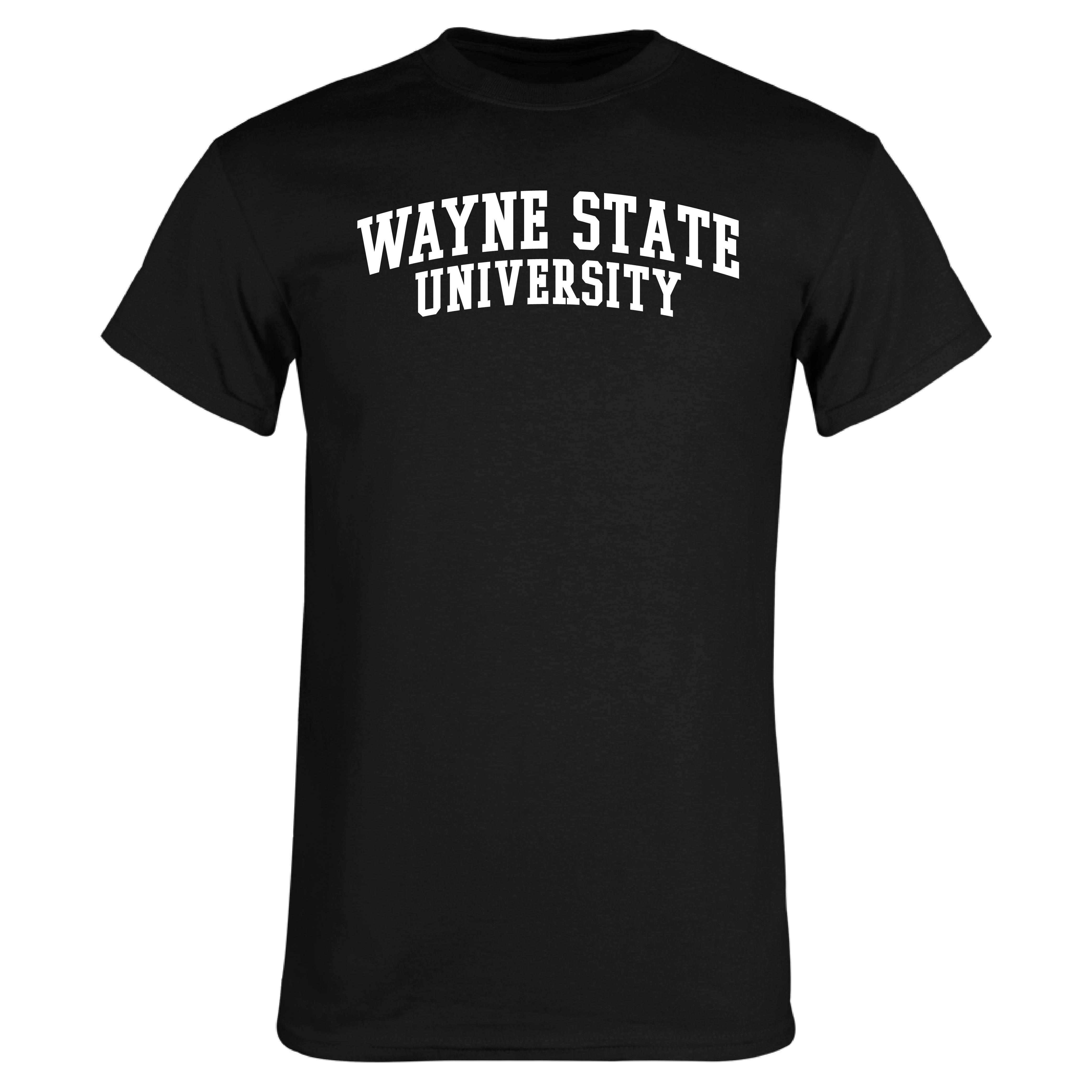 Wayne State Collegiate Arched Black T Shirt