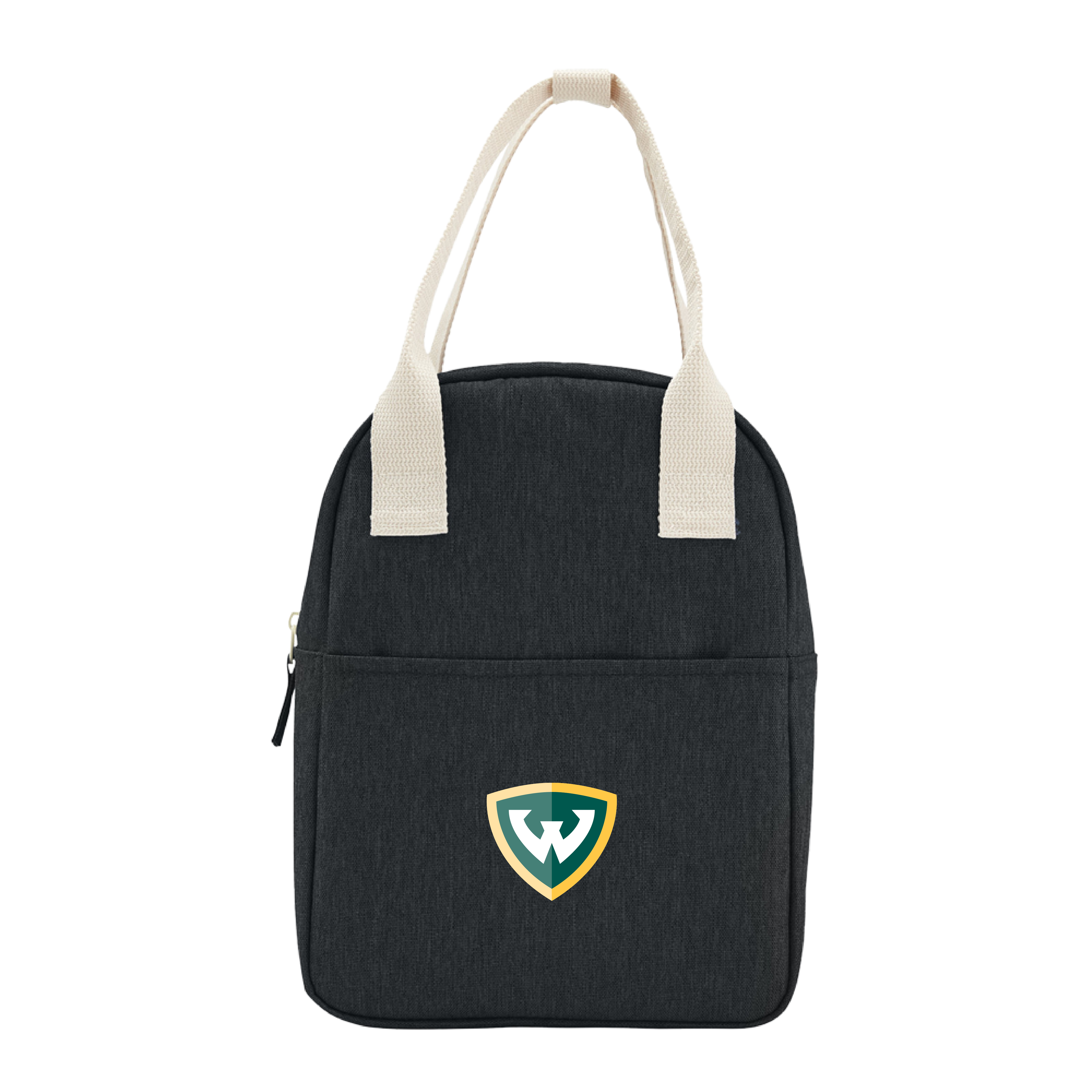 Wayne State Shield Black WorkSpace Lunch Cooler Bag