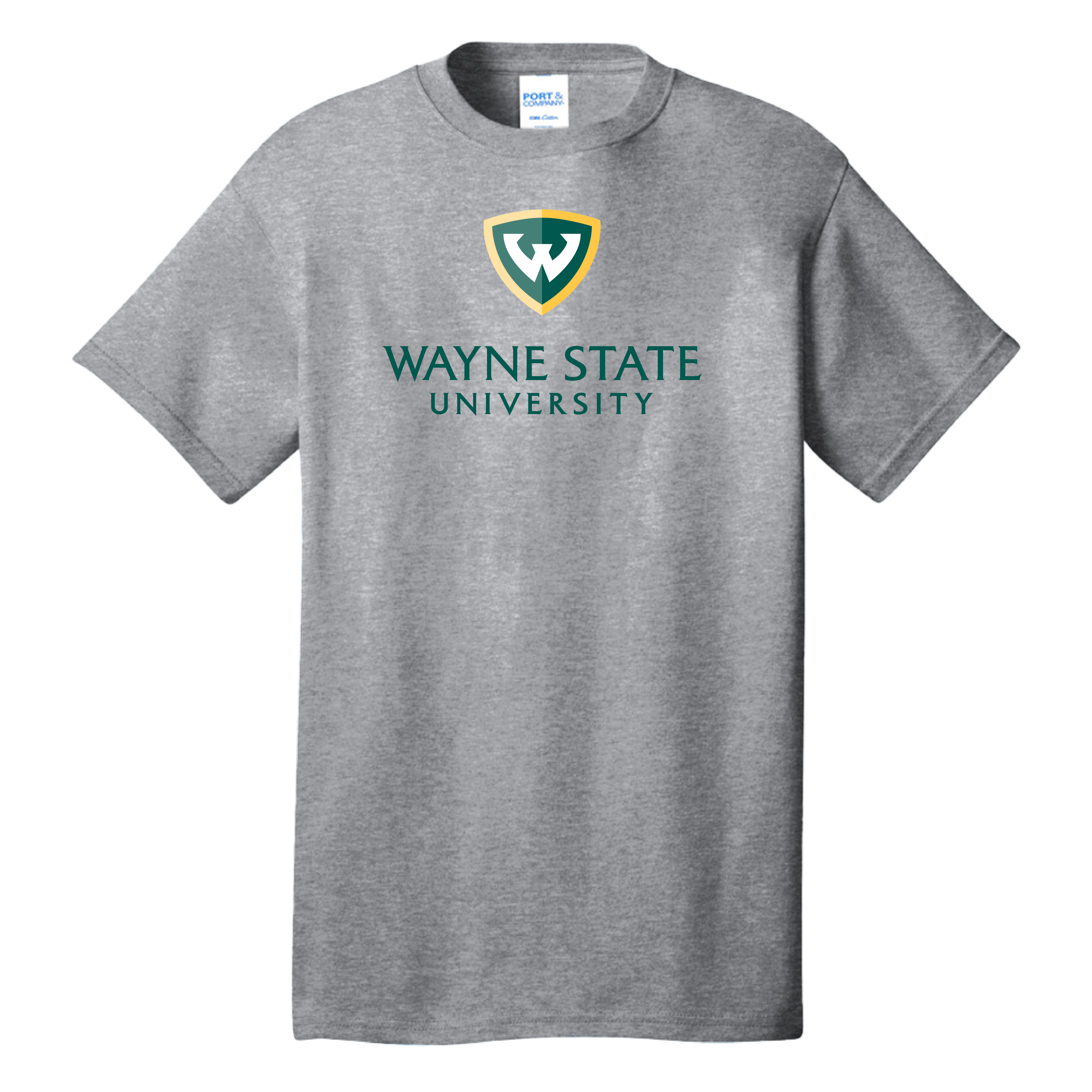 Wayne State Stacked Extended Athletic Heather T Shirt