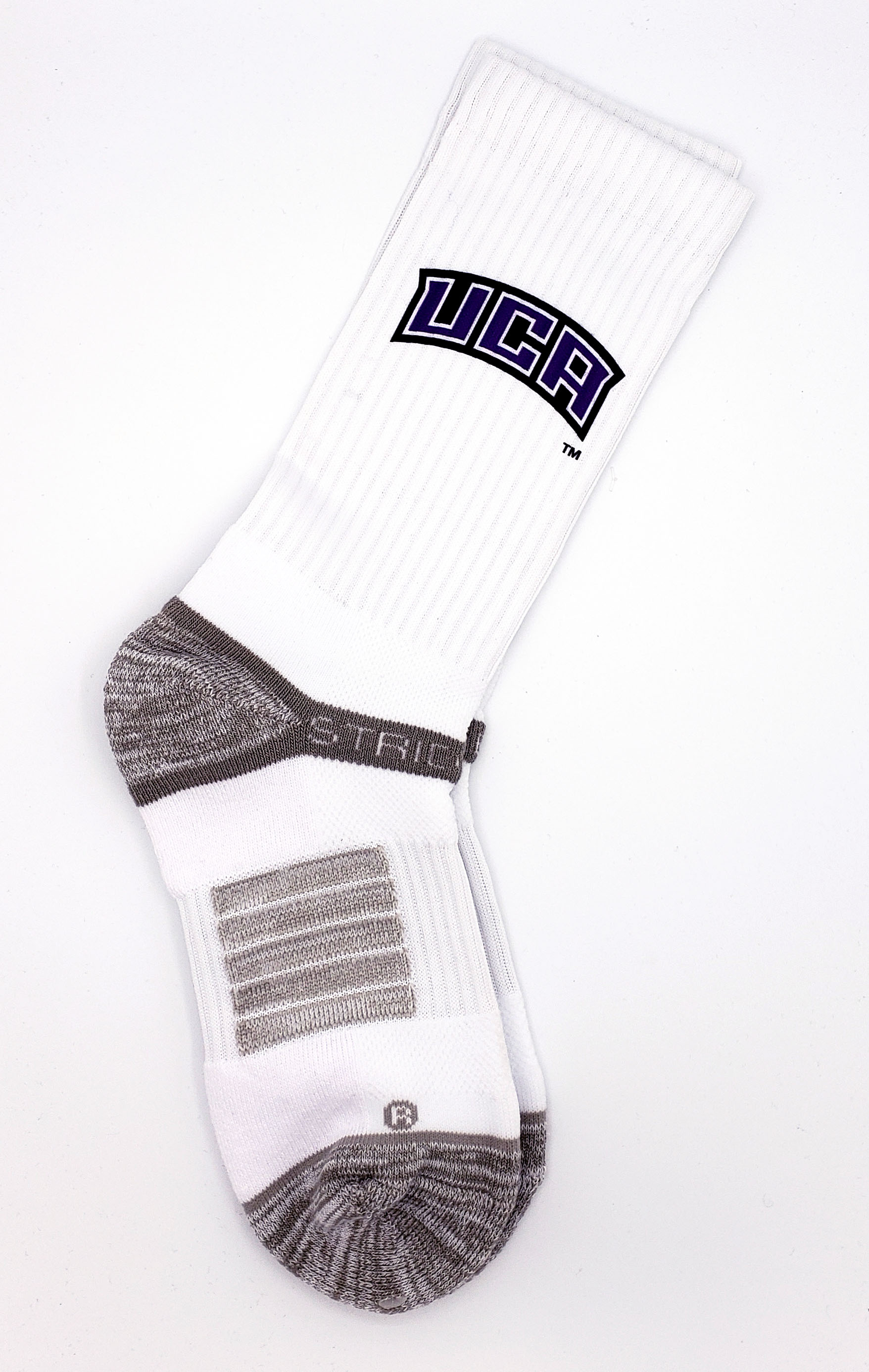 UCA White Crew Socks