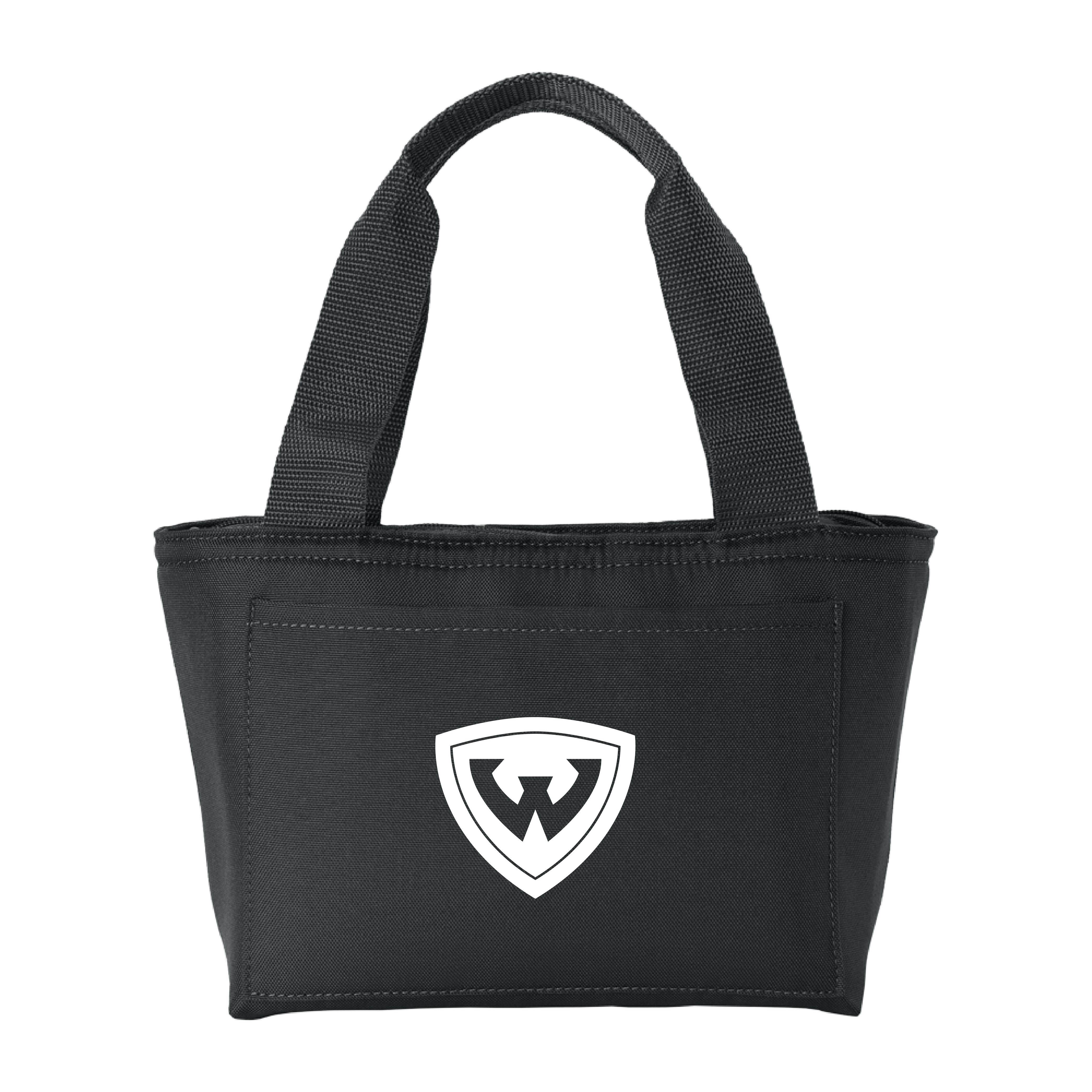 Wayne State Shield Insulated Black Lunch Tote