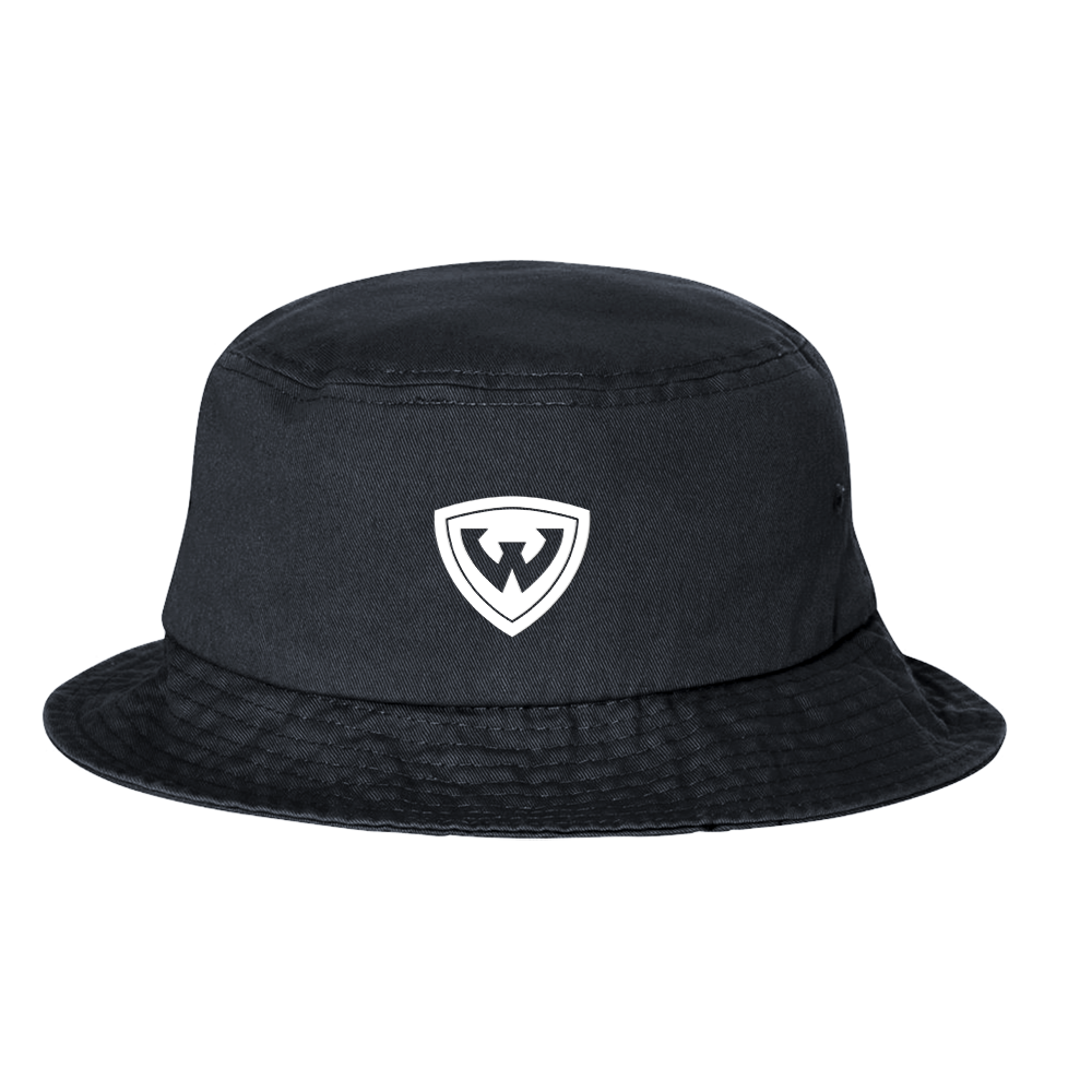 Wayne State Shield Sportsman Black Bucket Hat