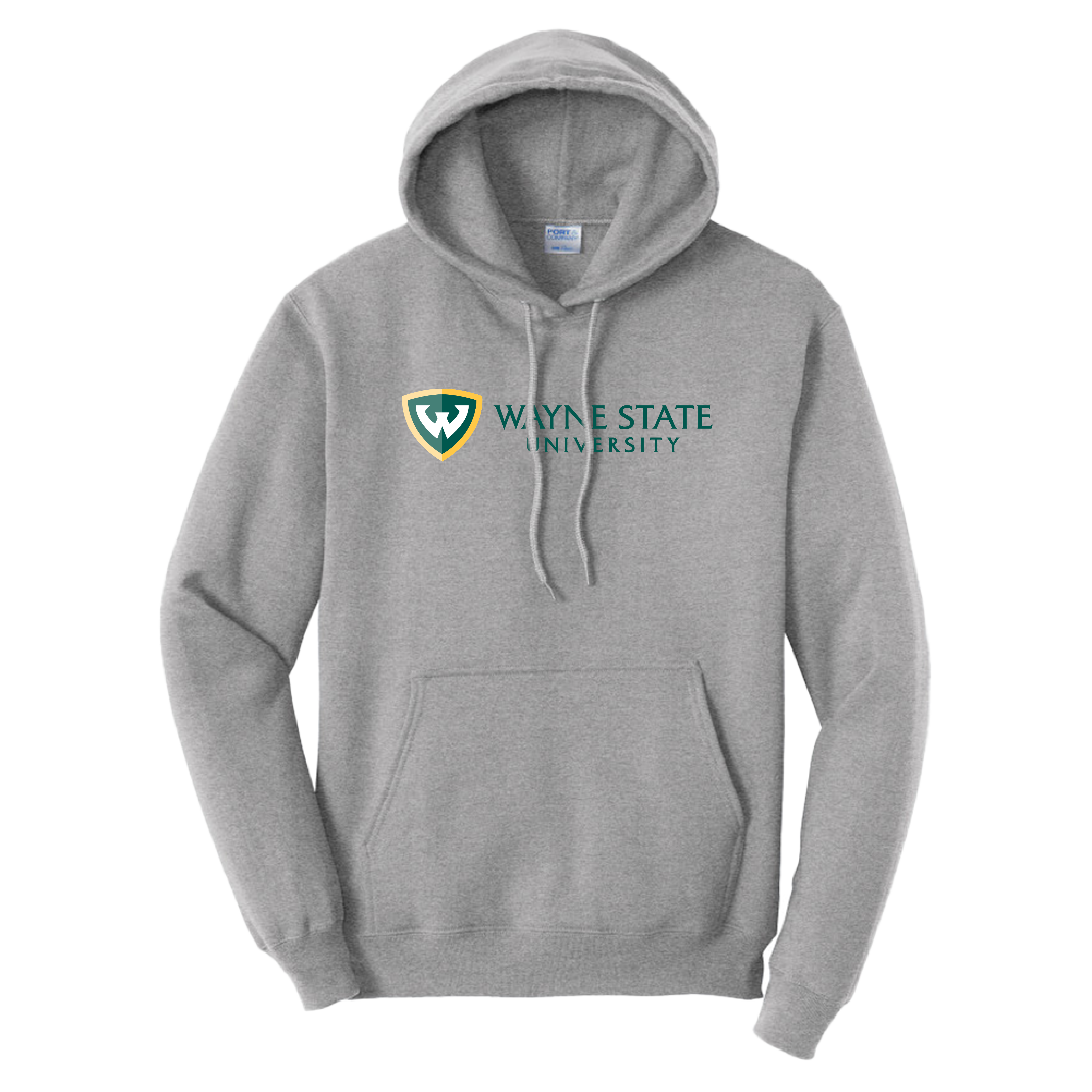 Wayne State Horizontal Tall Athletic Heather Fleece Hoodie