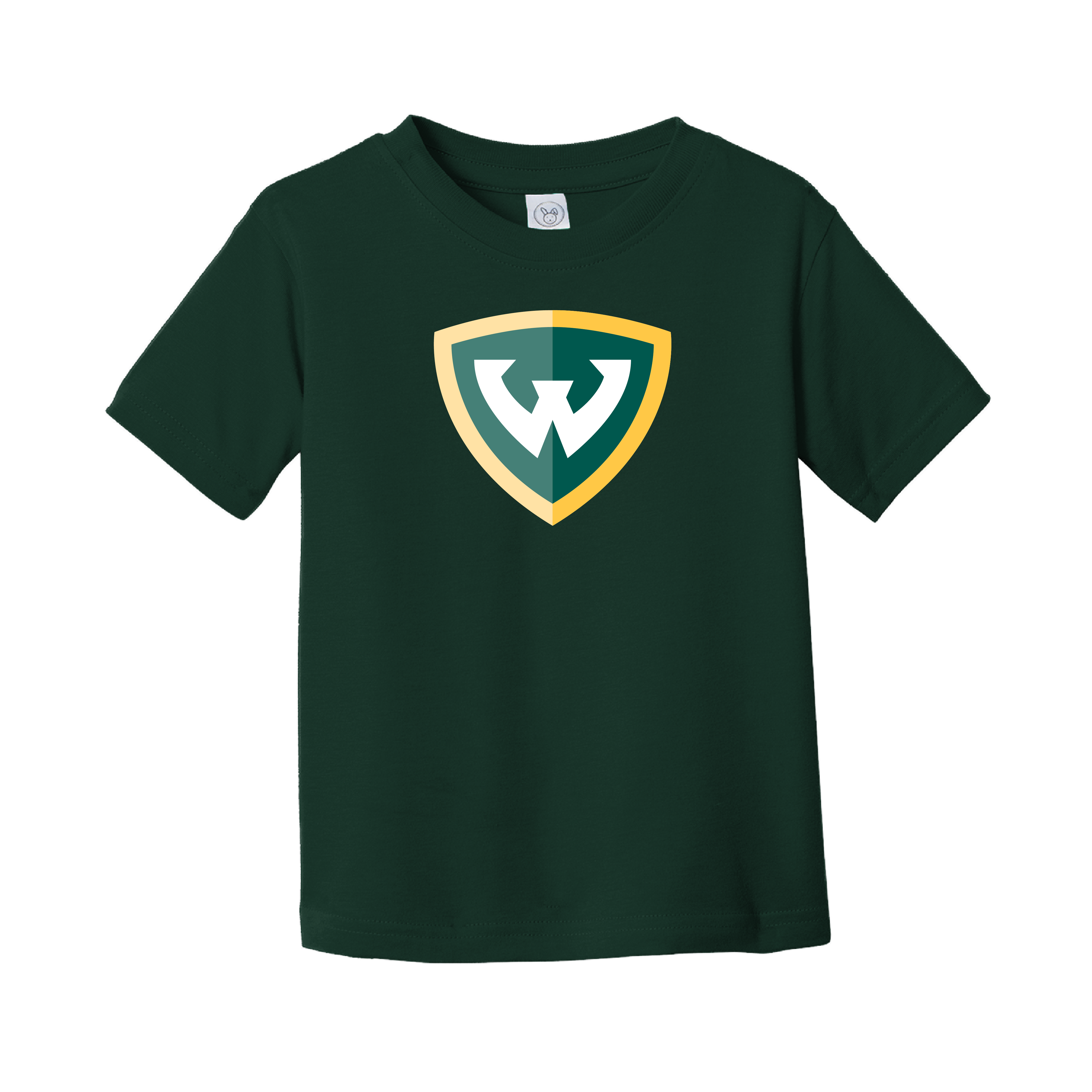 Wayne State Shield Toddler Dark Green T Shirt
