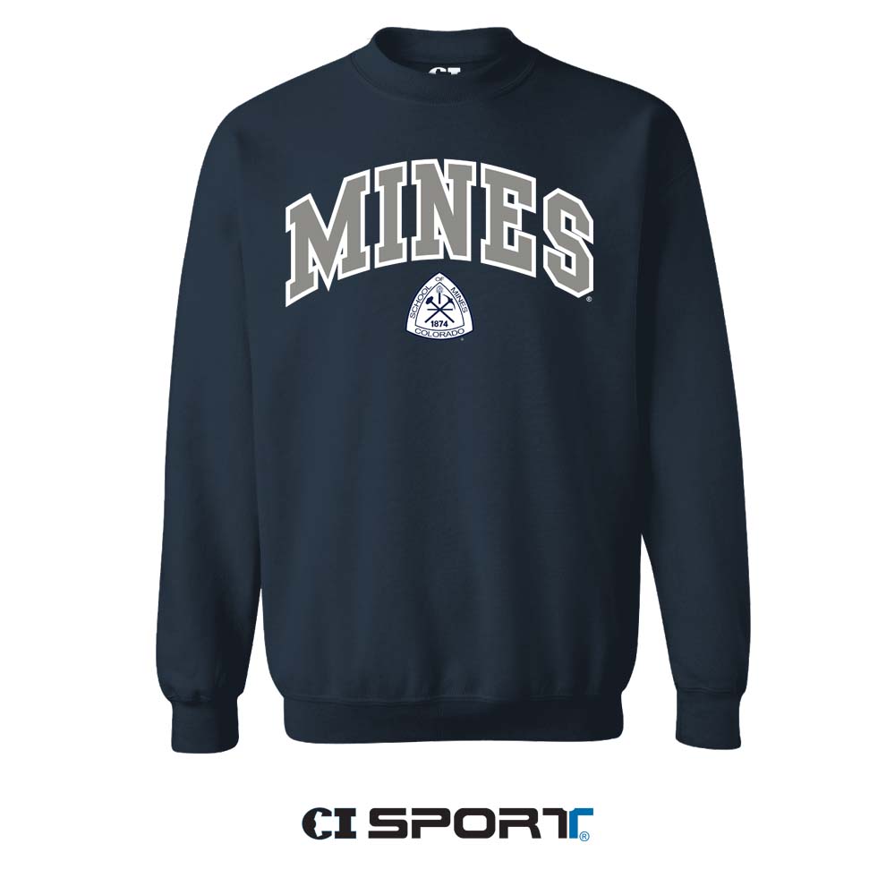 Mines Embroidered Crew Sweatshirt
