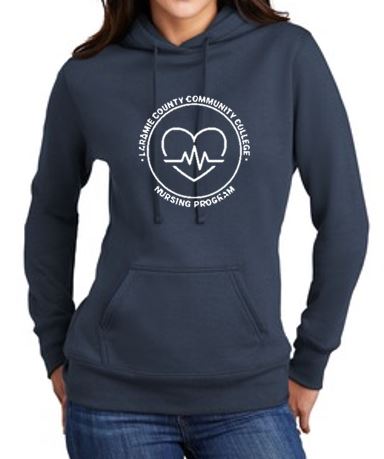 LCCC Student Nursing Assocation Fundraiser Ladies Hooded Sweatshirt