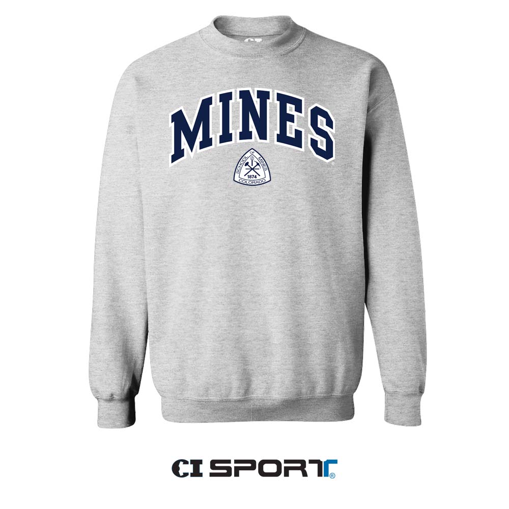 Mines Embroidered Crew Sweatshirt