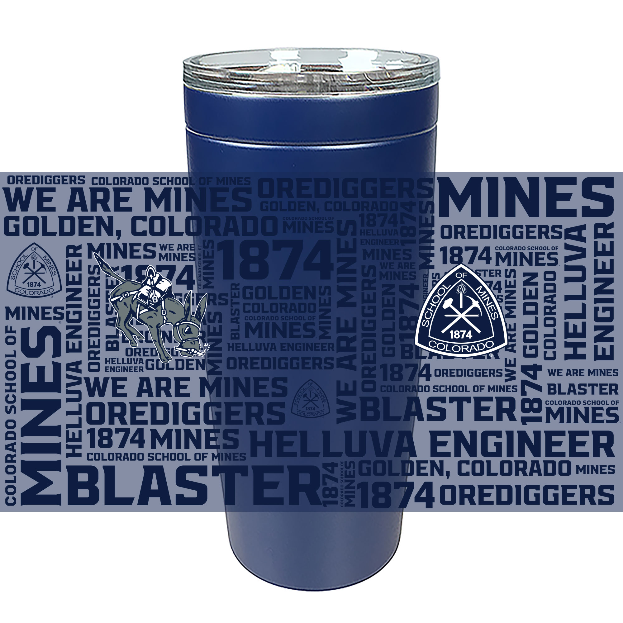 Colorado School of Mines 20 oz Tonal Tumbler