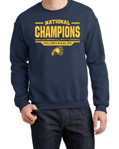 Golden Eagles National Champion ESports Crew Sweatshirt