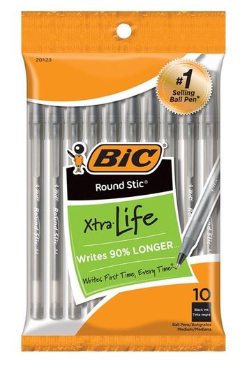 BIC Round Stic Ball Point Pens