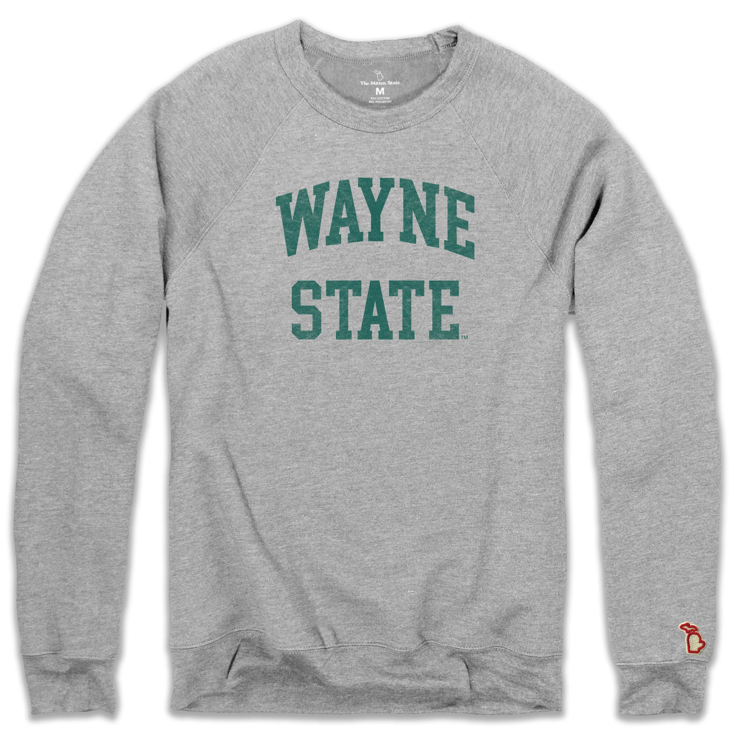 Wayne State Classic Arch Fleece Heathered Sweatshirt