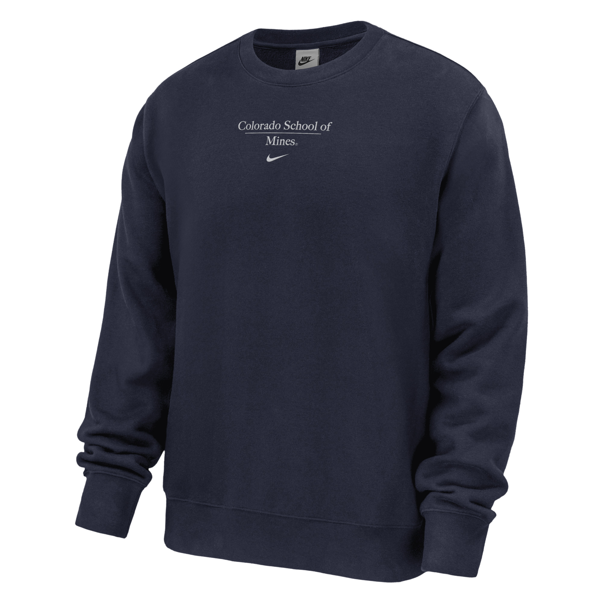 Colorado School of Mines Nike Club Fleece Crew Sweatshirt