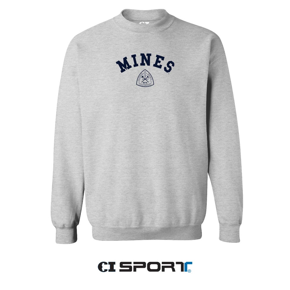 Colorado School of Mines Embroidered Crew Sweatshirt