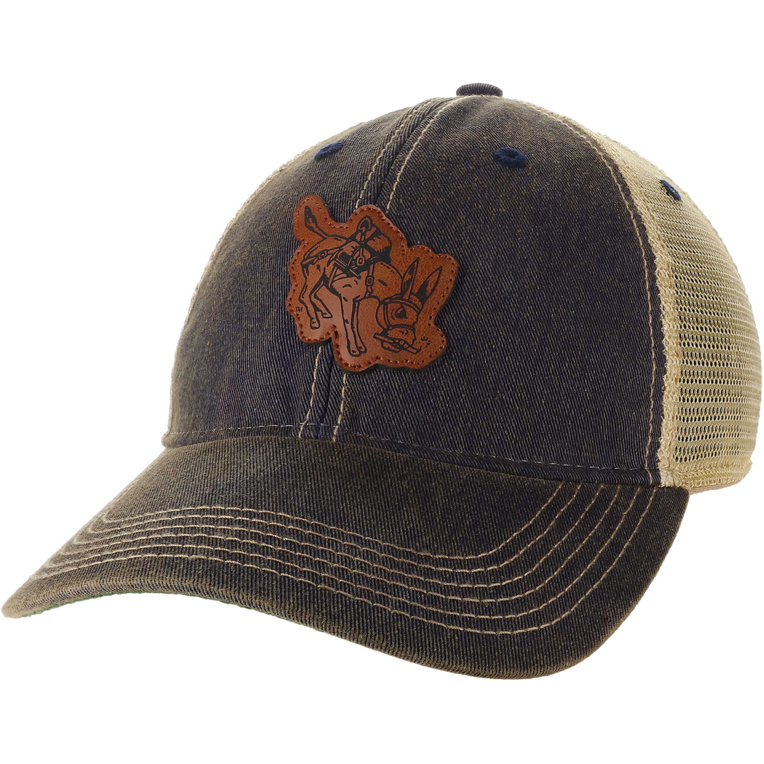 Orediggers Leather Patch Relaxed Mesh Trucker Hat