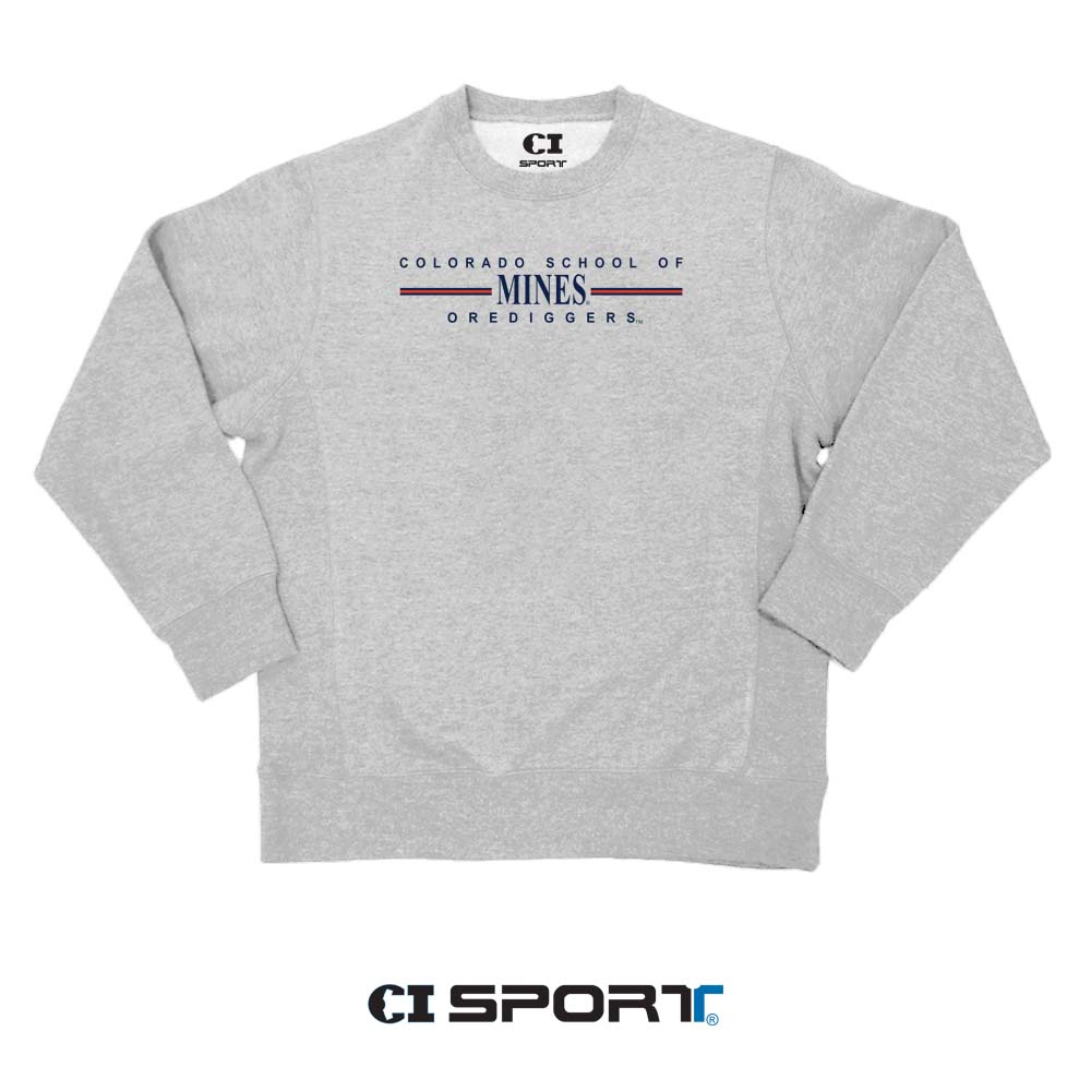 Colorado School of Mines Classic Embriodered Crew Sweatshirt