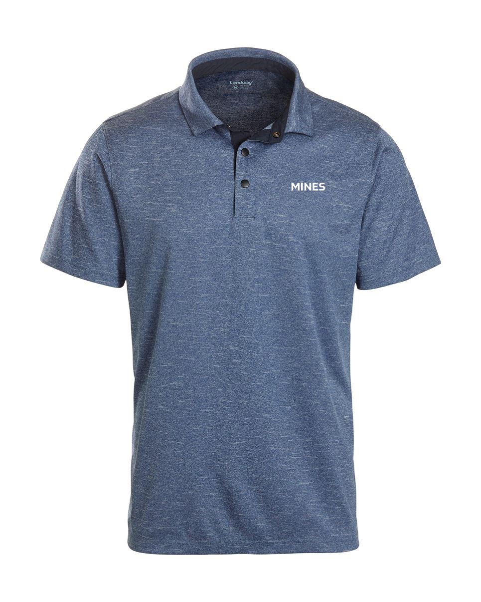 Mines Snap-Button Performance Polo