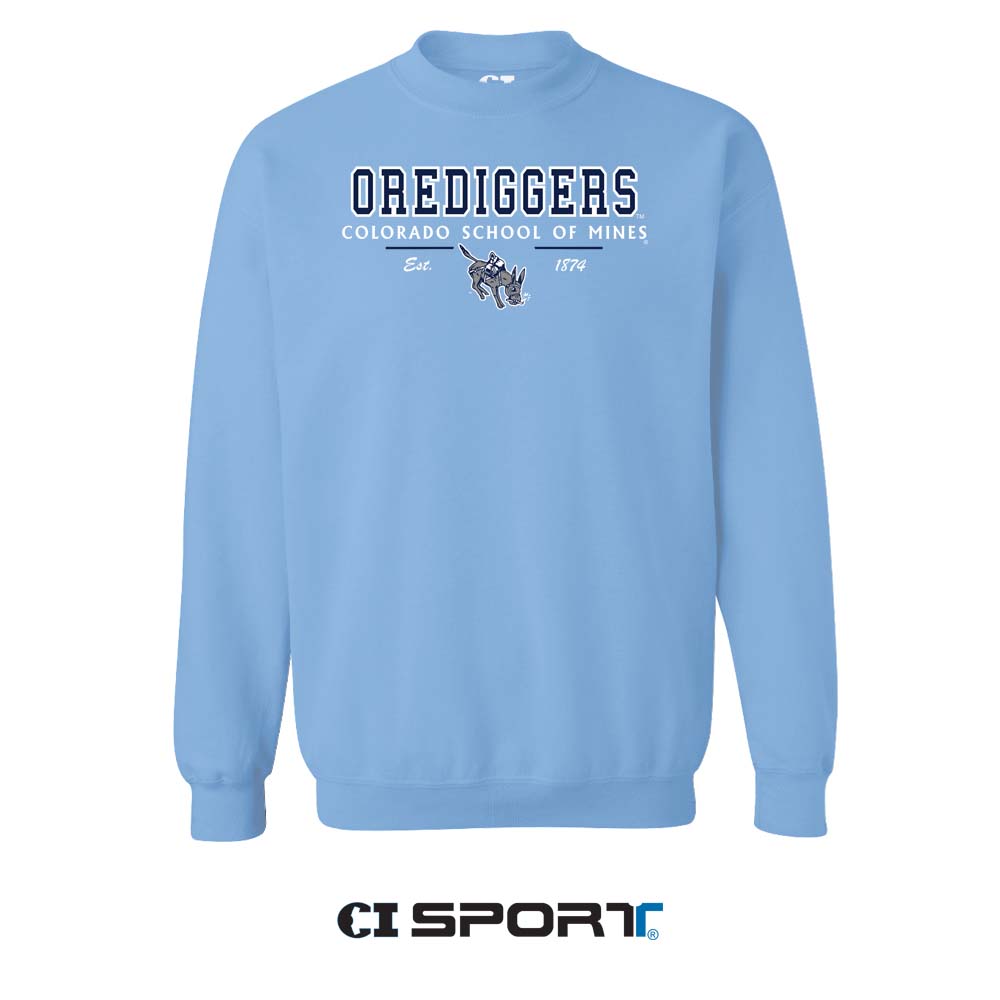 Orediggers 1874 Embroidered Crew Sweatshirt