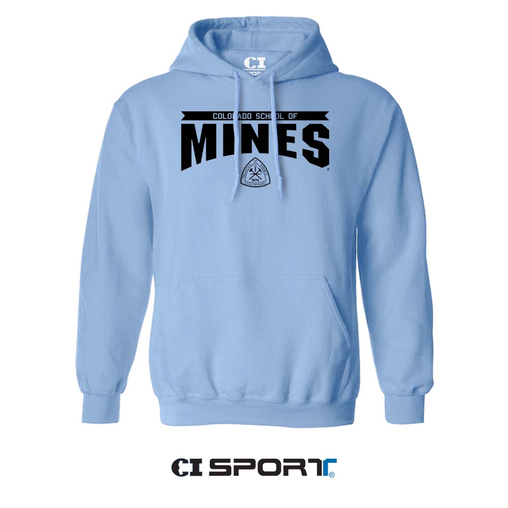 Colorado School of Mines Embroidered Hooded Sweatshirt