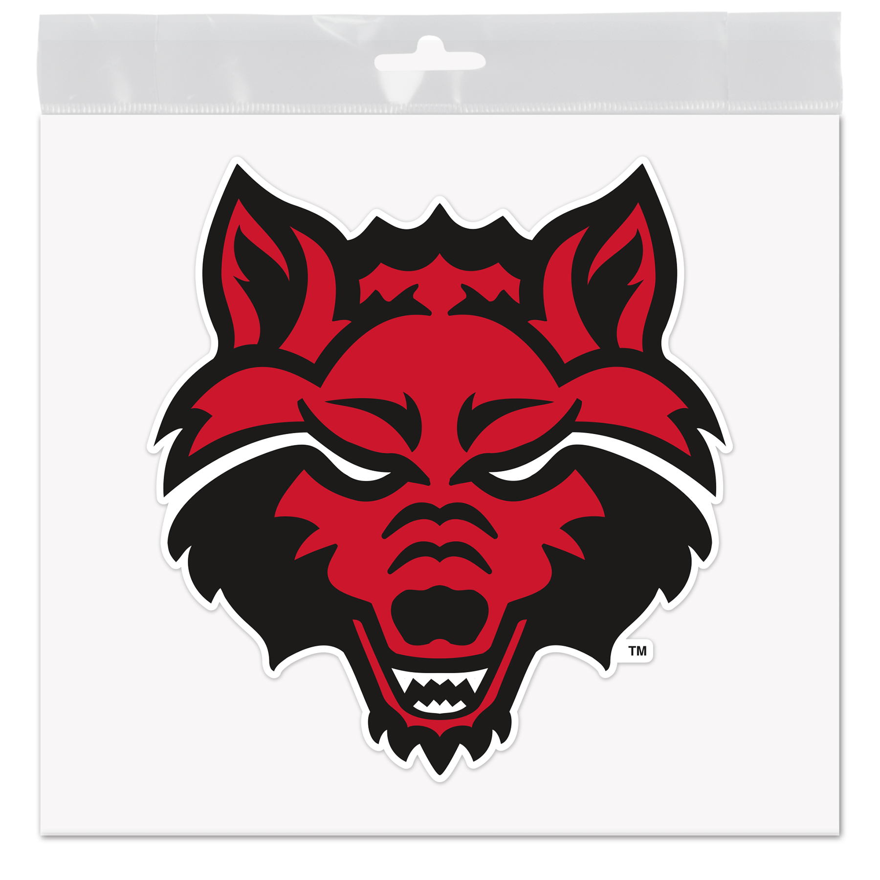 Red Wolves 3x5 Window Decal