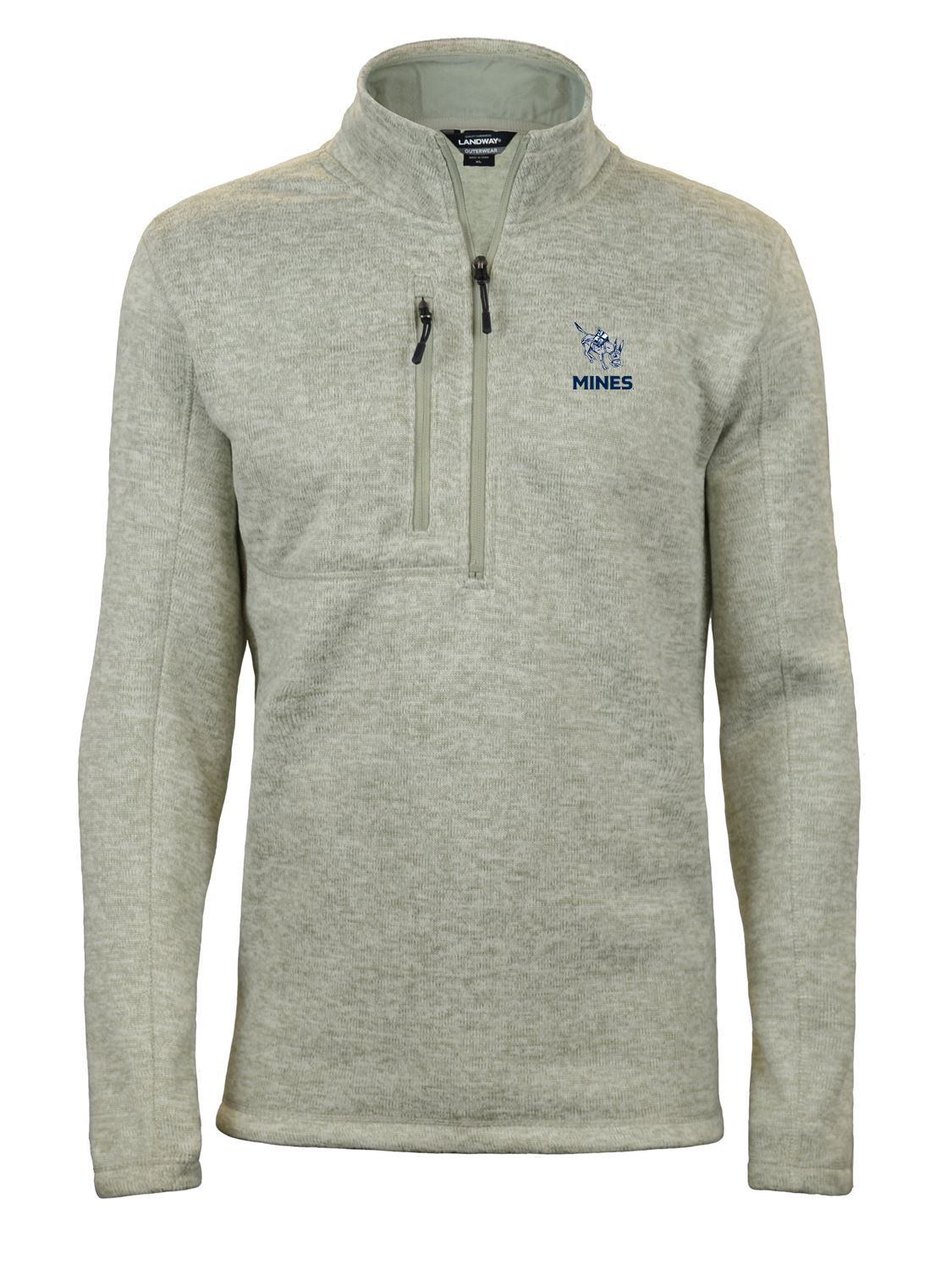 Mines Orediggers Sweater Fleece Quarter Zip