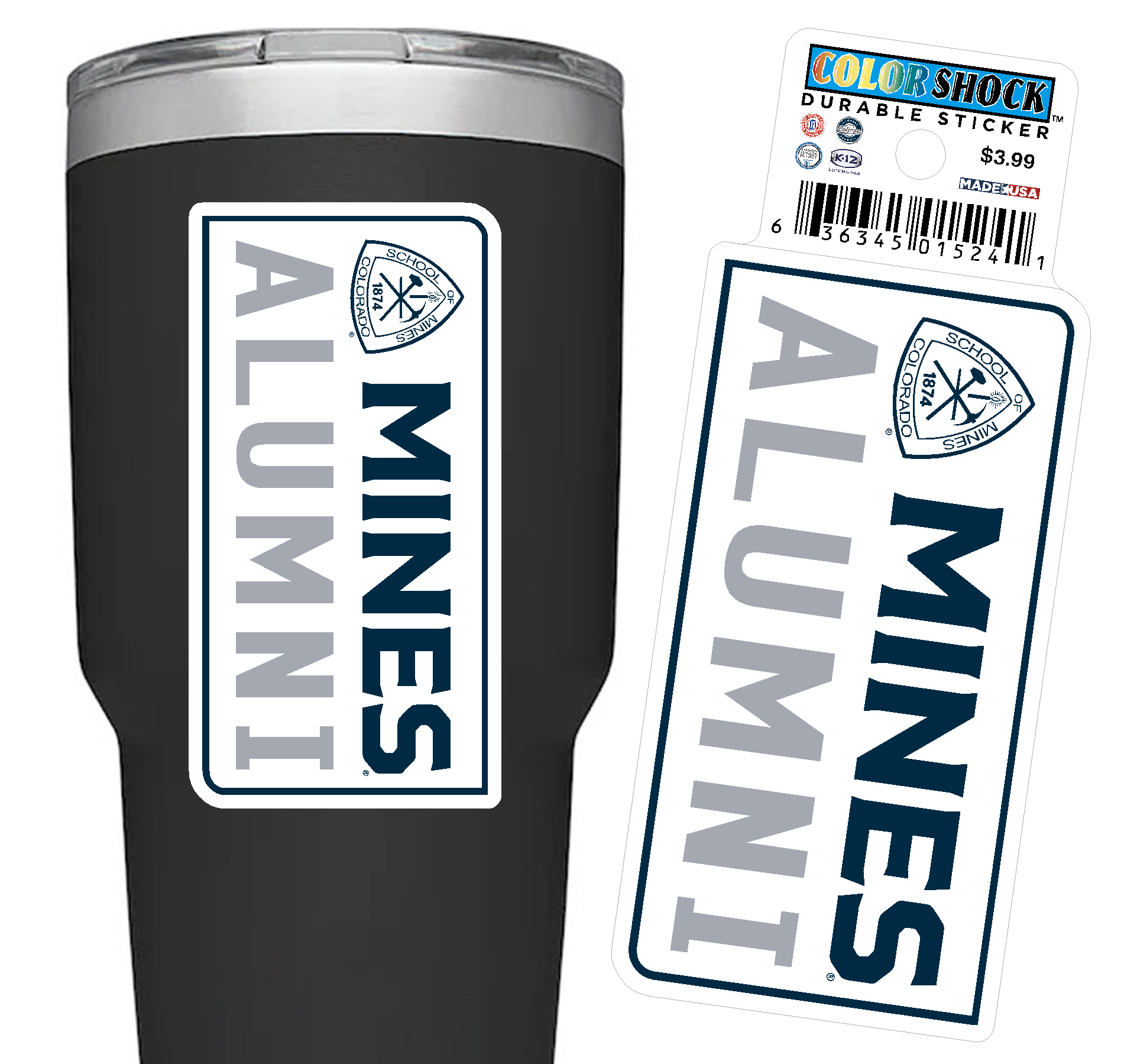 Colorado School of Mines Mines Alumni Sticker