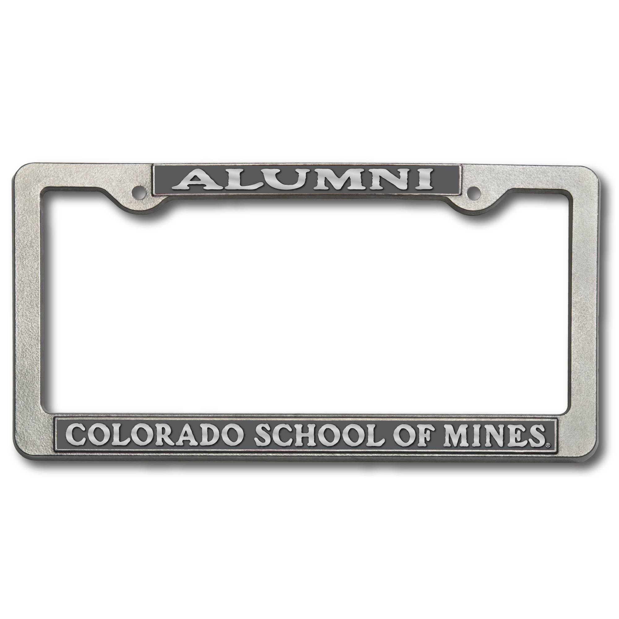 Colorado School of Mines Alumni Pewter License Plate Frame