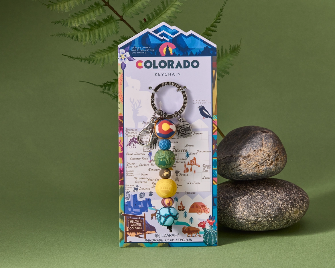 Colorado Destination Keyclip