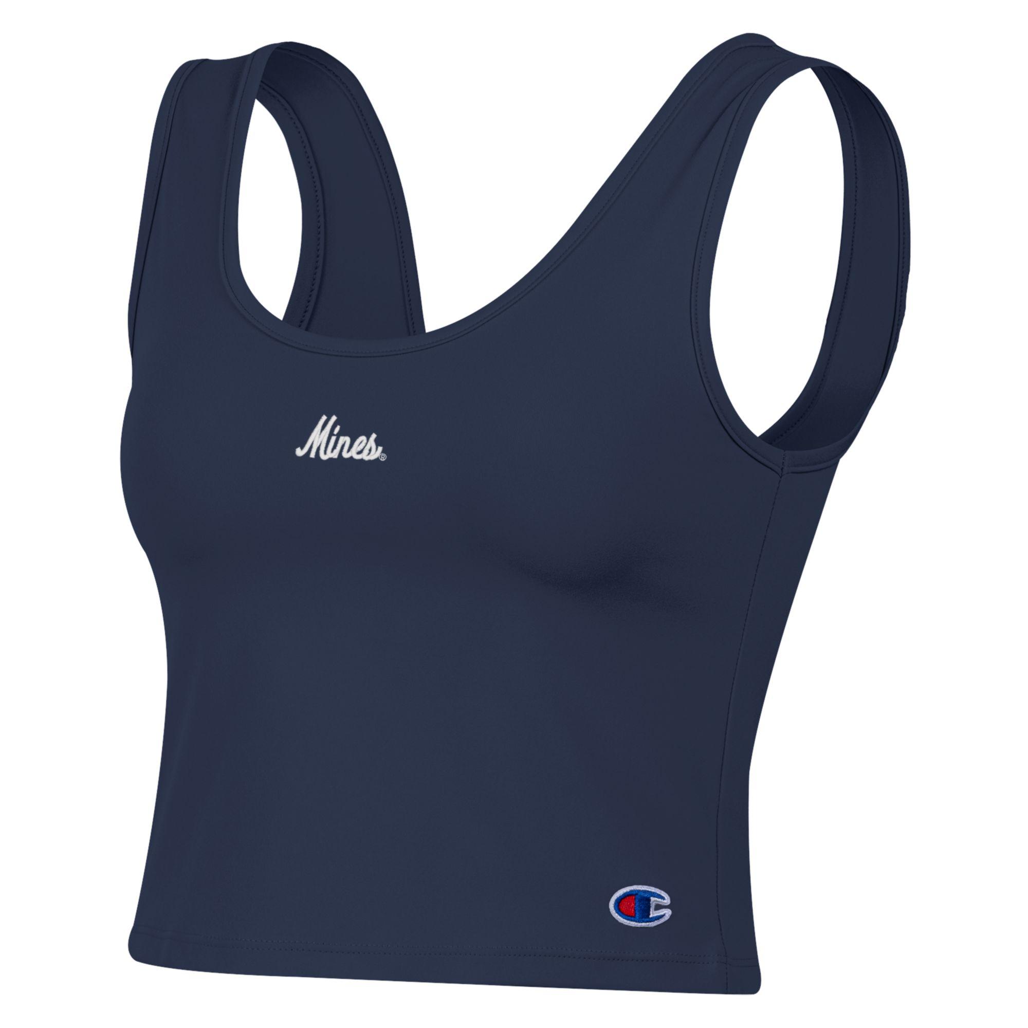 Mines Ladies Scoop Crop Tank