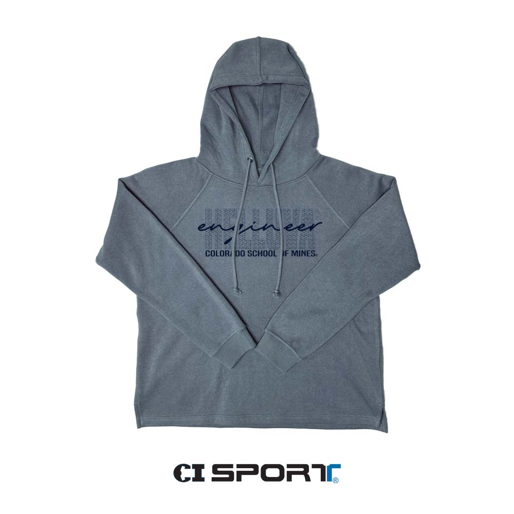 Mines 'Helluva Engineer' Ladies Premium Hooded Sweatshirt