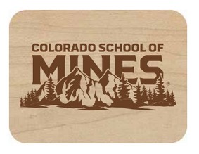 Mines Wooden Magnet
