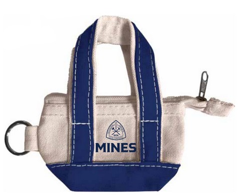 Mines Mini Tote Bag Keychain