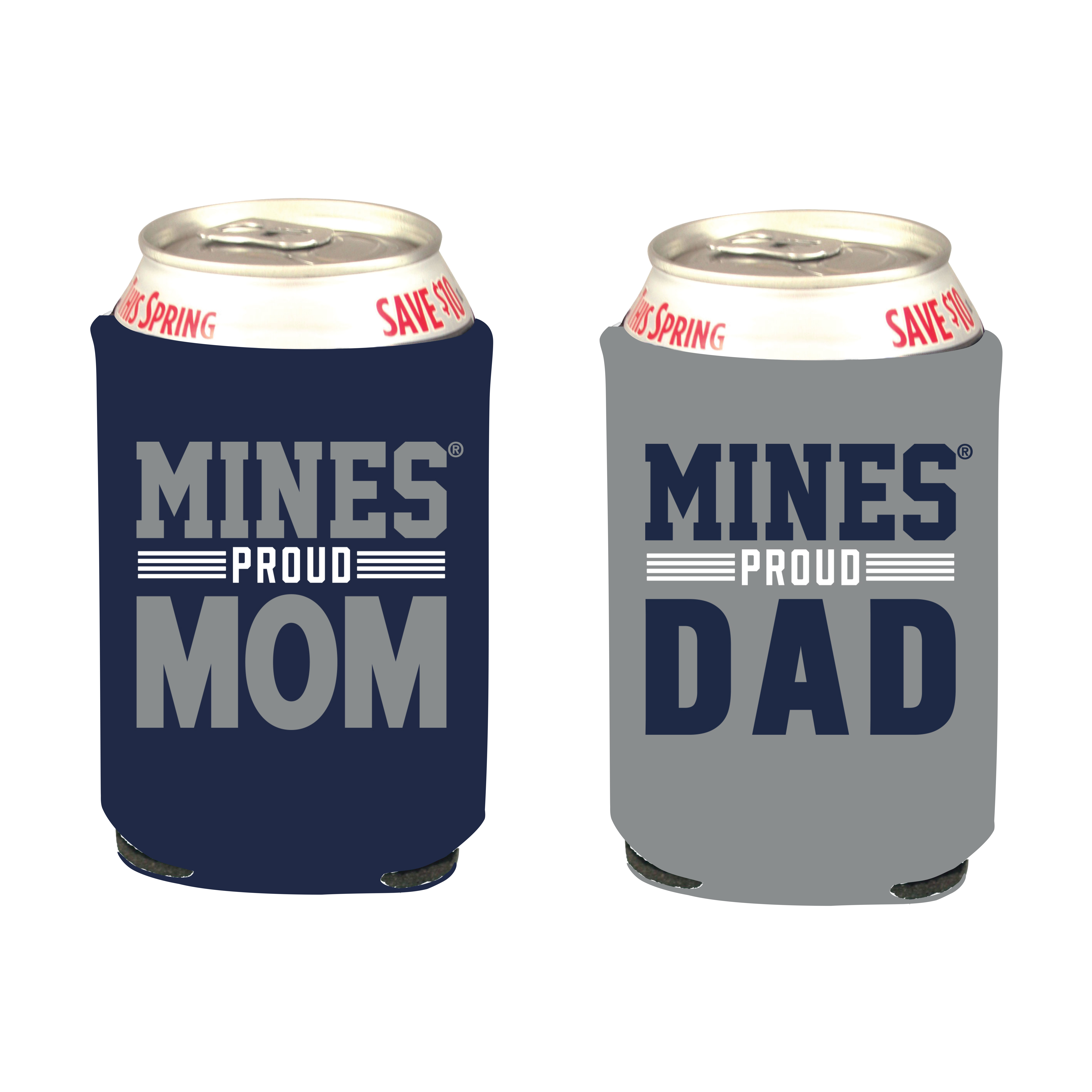 Mines Mom and Dad 2-Pack Can Holder