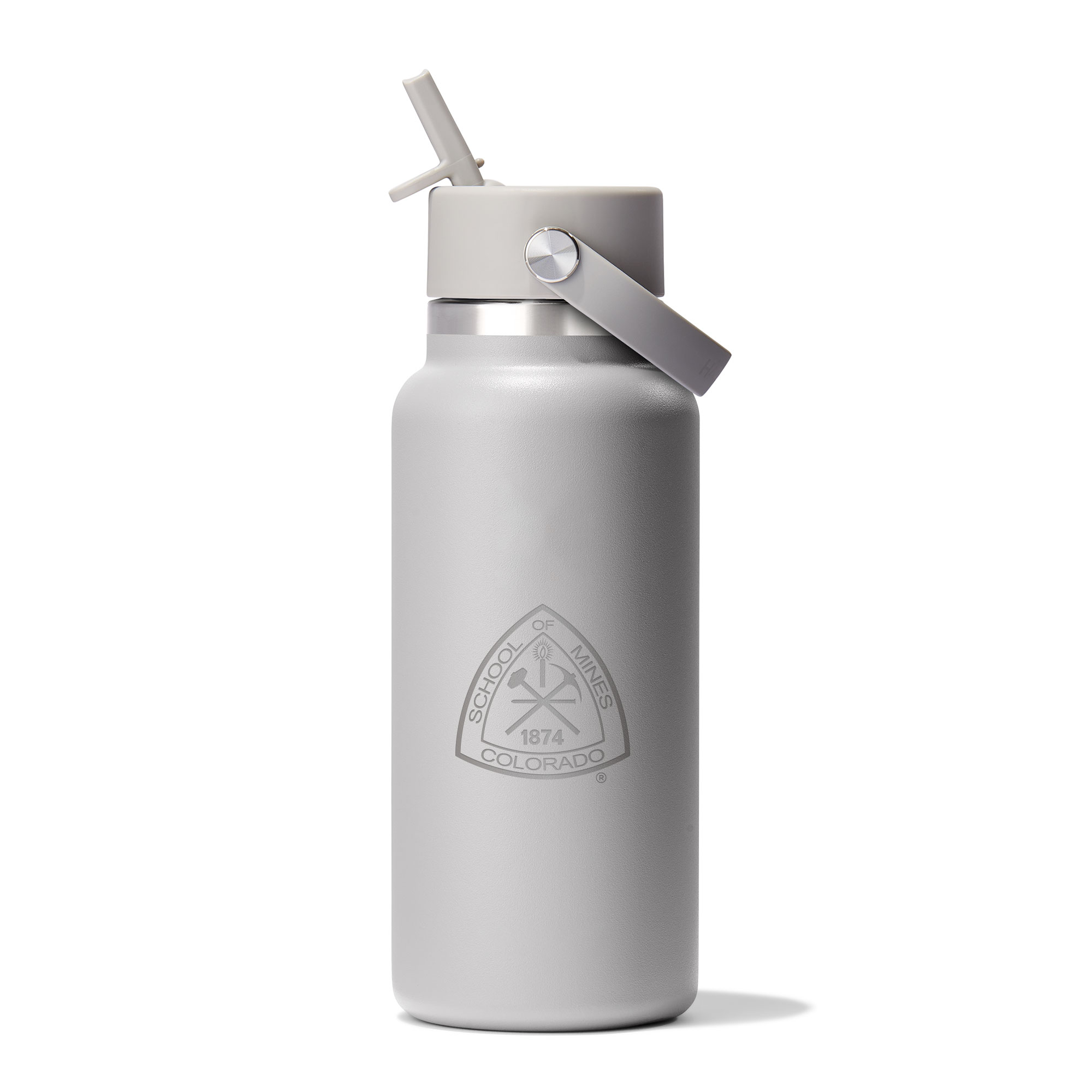 Colorado School of Mines Hydro Flask® 32 oz Wide Mouth with Flex Straw Cap
