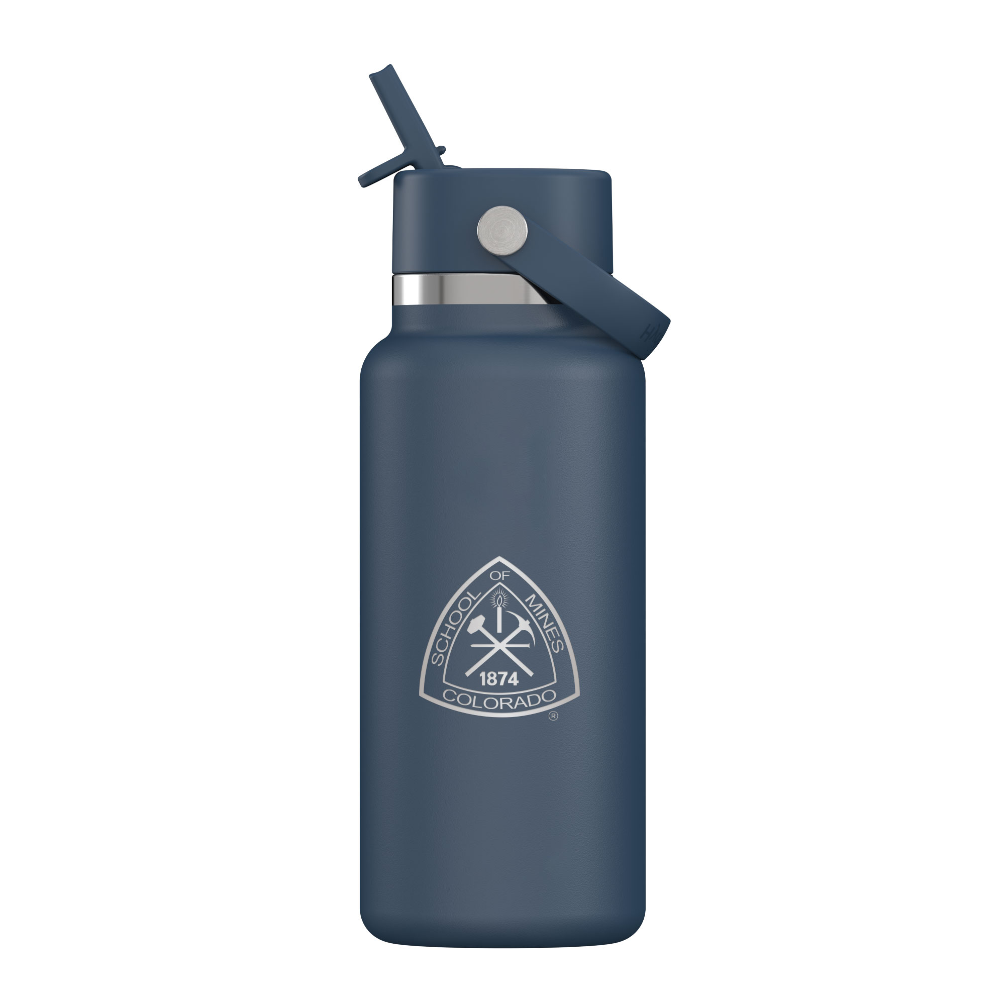Colorado School of Mines Hydro Flask® 32 oz Wide Mouth with Flex Straw Cap