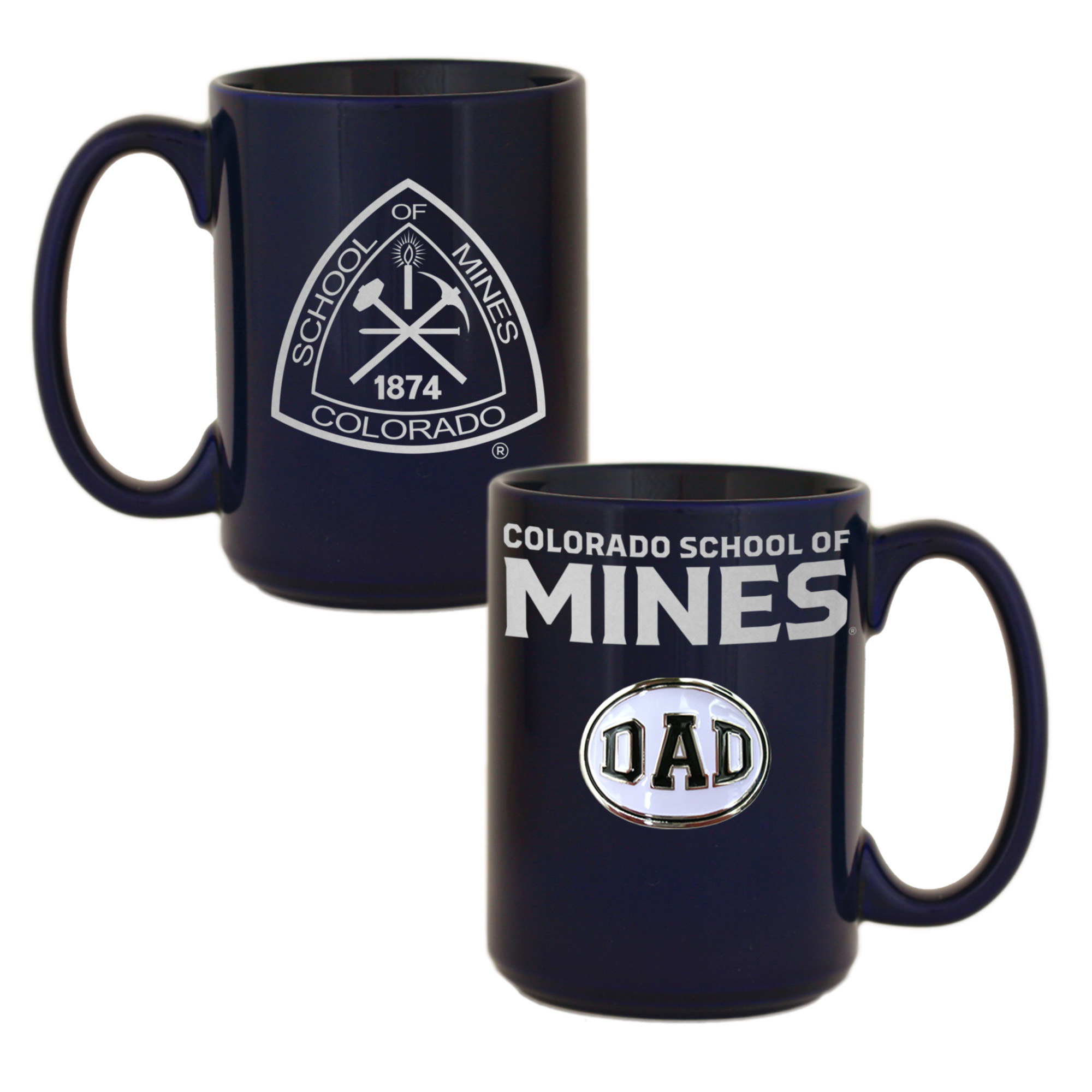 Colorado School of Mines Dad Medallion Coffee Mug