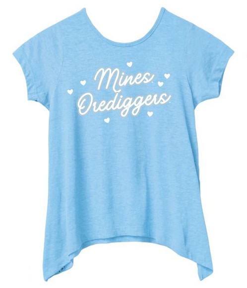 Mines Orediggers Glitter & Rhinstone Youth T-Shirt