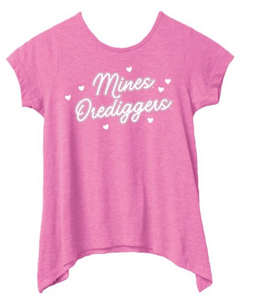 Mines Orediggers Glitter & Rhinstone Youth T-Shirt