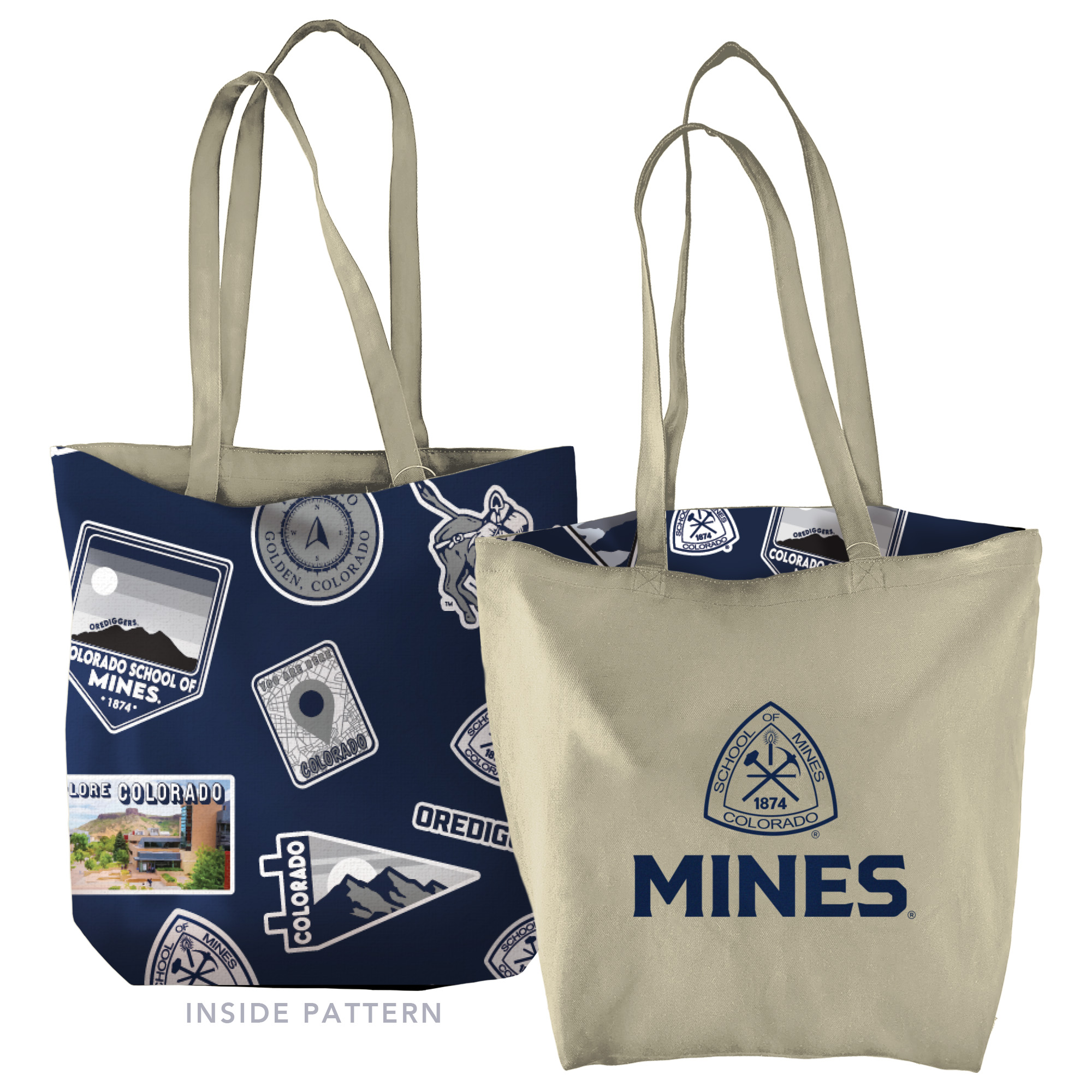 Mines Reversable Tote Bag