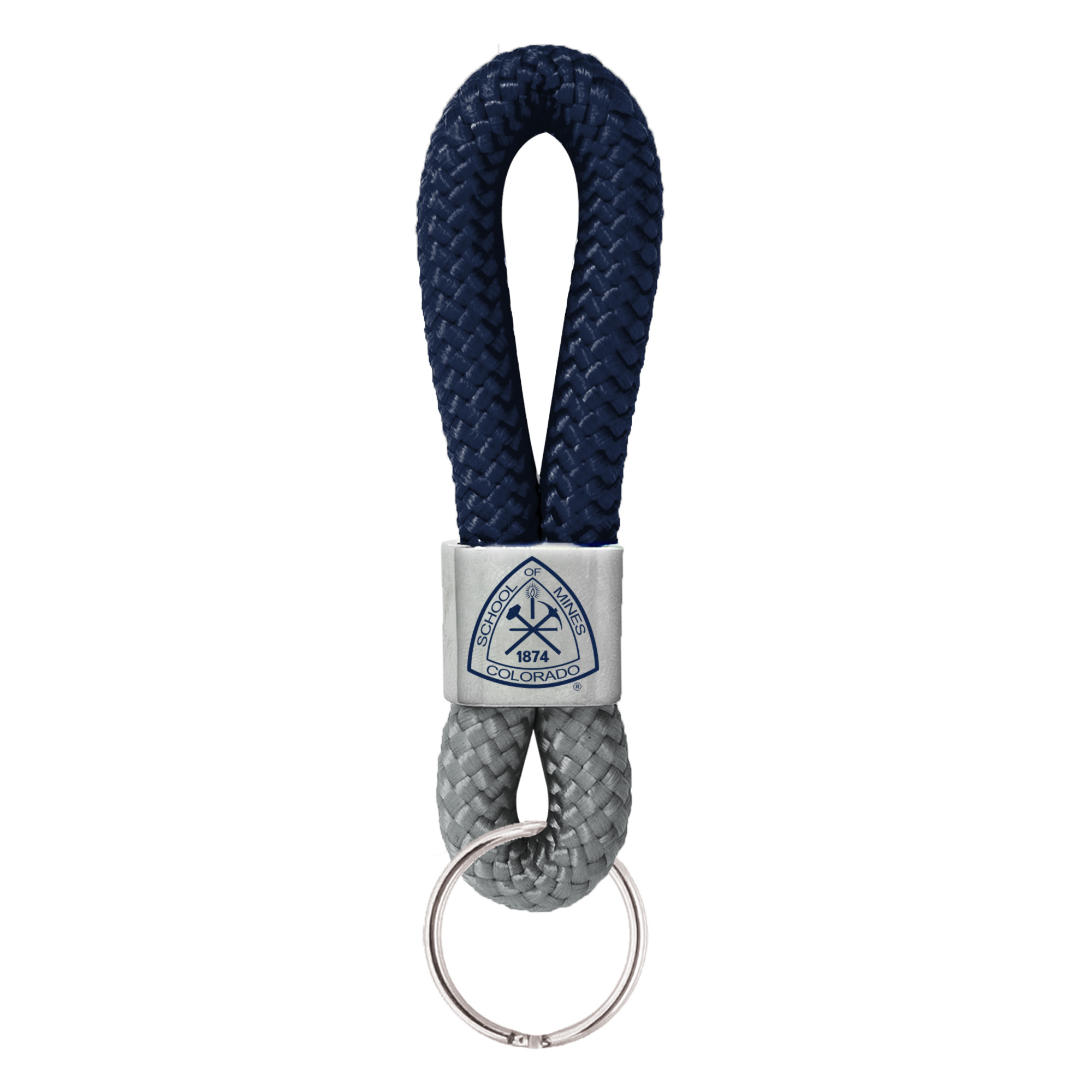 Colorado School of Mines Two-Tone Cord Key Strap