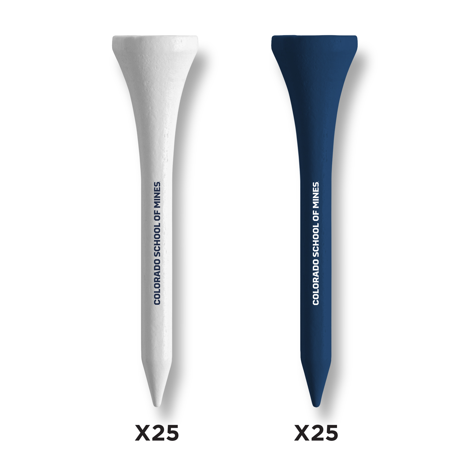 Colorado School of Mines Golf Tees