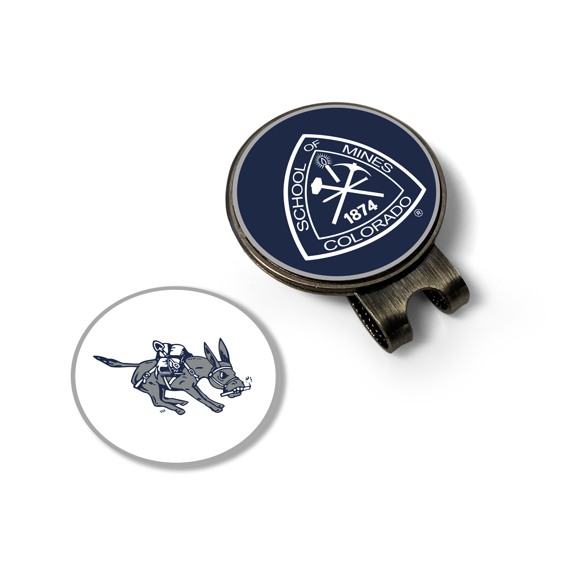Mines Orediggers Cap Clip Ball Marker