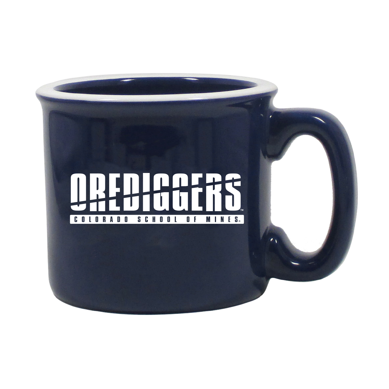 Mines Orediggers 15 oz Ceramic Camp Mug