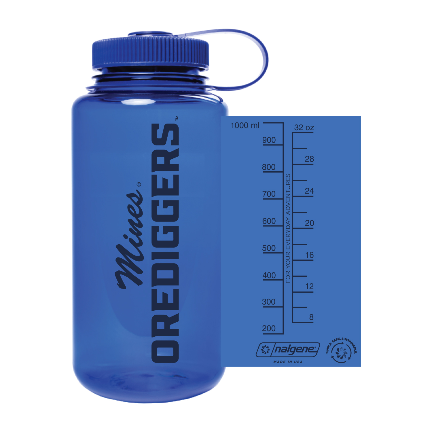 Mines Orediggers Nalgene® 32 oz Wide Mouth Bottle